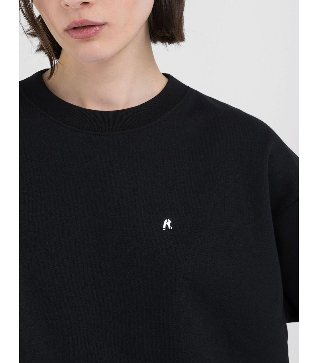 コットンポリフリース 詳細画像 ブラック 4